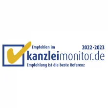 Empfohlene_Kanzlei_kanzleimonitor_2022-2023_CREYDTLAW